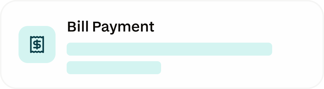 Bill Payment